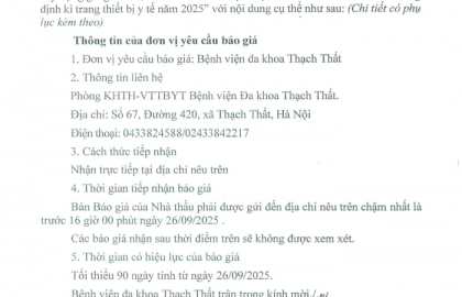 Thông báo về việc người lao động hoàn thành quá trình thực hành tại bệnh viện số 1327